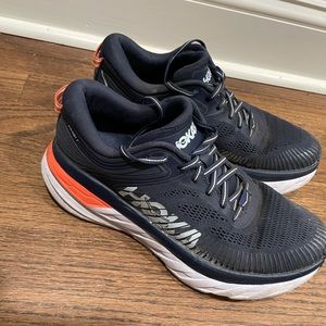 Hoka Womens Bondi 7 Size 9 Black Iris/Ballad Blue